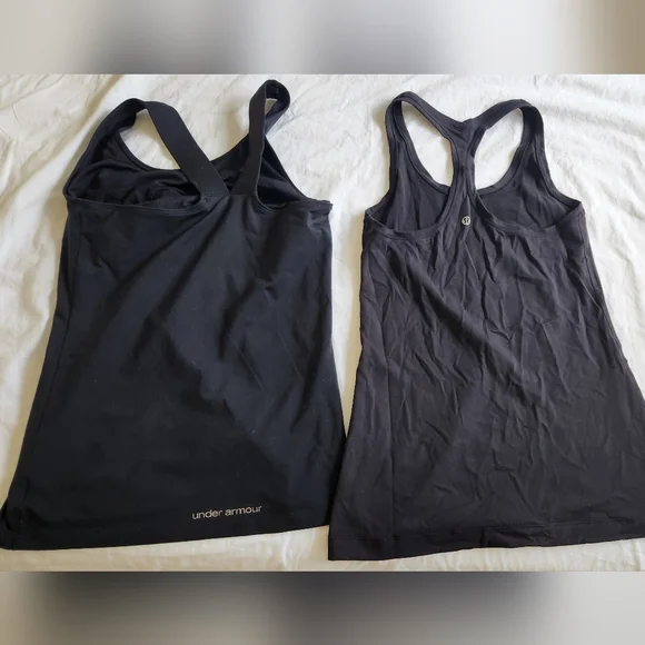 Lot of 2 Workout Tops - Lululemon and Under Armour - Picture 2 of 3